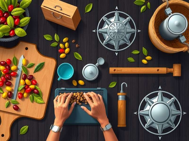 Advanced coffee processing in Coorg Coffee Industry Leader